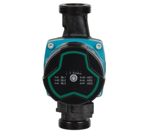 Насос циркуляційний енергозберігаючий 5-25Вт Hmax 4м Qmax 47л/хв Ø1½" 180мм + гайки Ø1" AQUATICA GPA25-4/180 III (774043)
