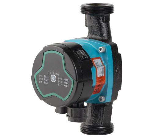 Насос циркуляційний енергозберігаючий 5-25Вт Hmax 4м Qmax 47л/хв Ø1½" 180мм + гайки Ø1" AQUATICA GPA25-4/180 III (774043)