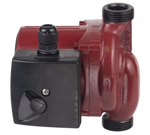Насос циркуляційний 100Вт Hmax 6м Qmax 75л/хв Ø1" 130мм+гайки Ø¾" AQUATICA (774131)