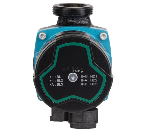 Насос циркуляційний енергозберігаючий 5-60Вт Hmax 8м Qmax 63л/хв Ø1½" 130мм + гайки Ø1" AQUATICA GPA25-8/130 III (774062)