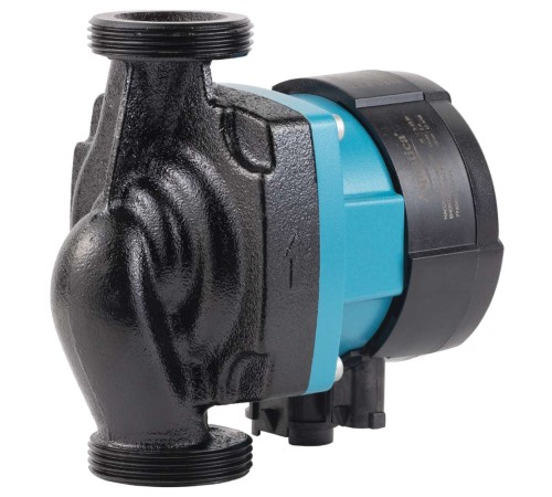 Насос циркуляційний енергозберігаючий 5-60Вт Hmax 8м Qmax 63л/хв Ø1½" 130мм + гайки Ø1" AQUATICA GPA25-8/130 III (774062)