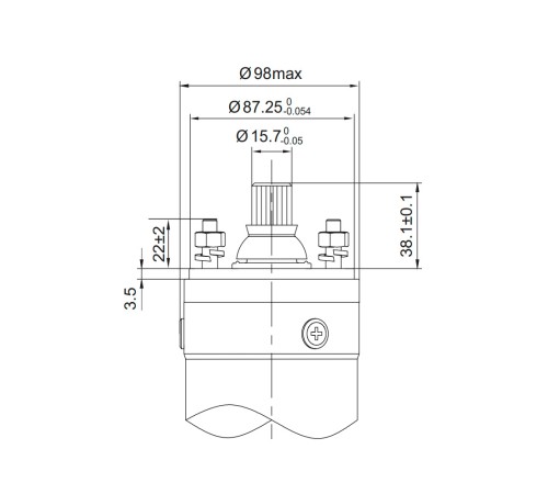 Насос відцентровий 1.1кВт H 127(98)м Q 55(35)л/хв Ø102мм 60м кабелю mid AQUATICA 4QJED3-18-1.1 (778445)