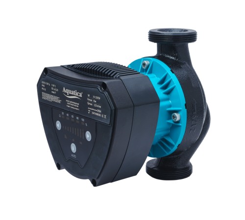 Насос циркуляційний енергозберігаючий 8-130Вт Hmax 8м Qmax 133л/хв Ø2" 180мм + гайки Ø1¼" AQUATICA GPA32-8/180 IV (774077)