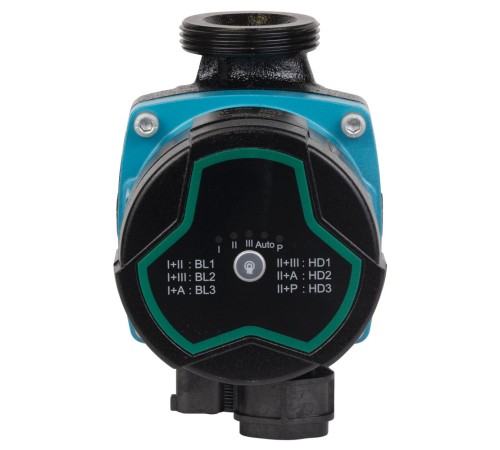 Насос циркуляційний енергозберігаючий 5-39Вт Hmax 6м Qmax 53л/хв Ø1½" 130мм + гайки Ø1" AQUATICA GPA25-6/130 III (774052)