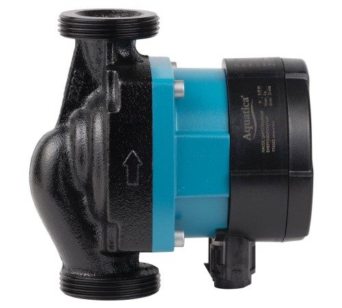 Насос циркуляційний енергозберігаючий 5-39Вт Hmax 6м Qmax 53л/хв Ø1½" 130мм + гайки Ø1" AQUATICA GPA25-6/130 III (774052)