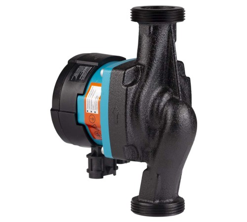 Насос циркуляційний енергозберігаючий 5-60Вт Hmax 8м Qmax 63л/хв Ø1½" 180мм + гайки Ø1" AQUATICA GPA25-8/180 III (774063)