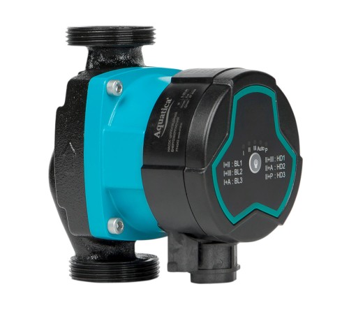 Насос циркуляційний енергозберігаючий 5-25Вт Hmax 4м Qmax 47л/хв Ø1½" 130мм + гайки Ø1" AQUATICA GPA25-4/130 III (774042)