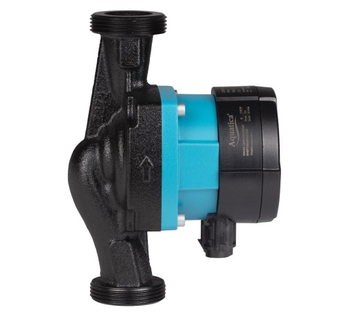 Насос циркуляційний енергозберігаючий 5-60Вт Hmax 8м Qmax 63л/хв Ø1½" 180мм + гайки Ø1" AQUATICA GPA25-8/180 III (774063)