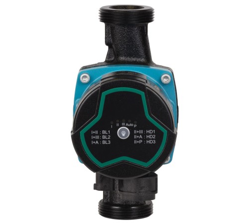Насос циркуляційний енергозберігаючий 5-39Вт Hmax 6м Qmax 53л/хв Ø1½" 180мм + гайки Ø1" AQUATICA GPA25-6/180 III (774053)