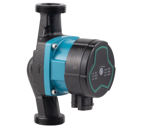 Насос циркуляційний енергозберігаючий 5-39Вт Hmax 6м Qmax 53л/хв Ø1½" 180мм + гайки Ø1" AQUATICA GPA25-6/180 III (774053)