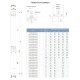 Насос відцентровий свердловинний 0.55кВт H 46(34)м Q 90(60)л/хв Ø80мм (кабель 25м) DONGYIN 3SEm3.5/12 (777391)