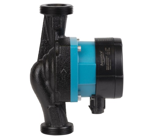 Насос циркуляційний енергозберігаючий 5-39Вт Hmax 6м Qmax 53л/хв Ø1½" 180мм + гайки Ø1" AQUATICA GPA25-6/180 III (774053)