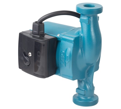 Насос циркуляційний 74Вт Hmax 4м Qmax 55л/хв Ø1½" 180мм+гайки Ø1" LEO 3.0 LRP25-40/180 (774412)