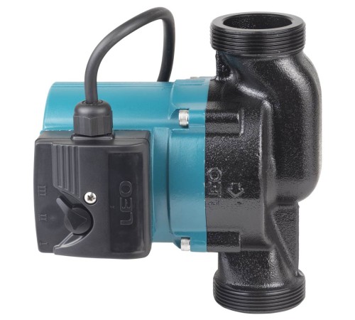 Насос циркуляційний 270Вт Hmax 8м Qmax 170л/хв Ø2" 180мм+гайки Ø1¼" LEO 3.0 LRP32-80/180 (774452)