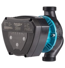 Насос циркуляційний енергозберігаючий 6-90Вт Hmax 6м Qmax 92л/хв Ø1½" 180мм + гайки Ø1" AQUATICA GPA25-6/180 IV (774071)