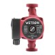 Насос циркуляційний 100Вт Hmax 6м Qmax 50л/хв Ø1½" 180мм бордо+гайки Ø1" WETRON LPS25-6/180B (774232)
