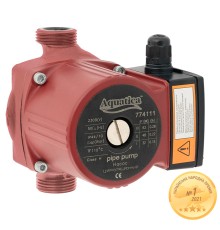 Насос циркуляційний 130Вт Hmax 7м Qmax 87л/хв Ø2" 180мм + гайки Ø1¼" AQUATICA (774140)