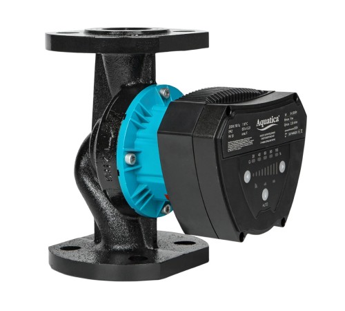 Насос циркуляційний енергозберігаючий фланц 8-130Вт Hmax 8м Qmax 133л/хв DN40 220мм + відповідний фланець AQUATICA GPA40-8F/220 IV (774084)