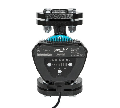 Насос циркуляційний енергозберігаючий фланц 8-130Вт Hmax 8м Qmax 133л/хв DN40 220мм + відповідний фланець AQUATICA GPA40-8F/220 IV (774084)