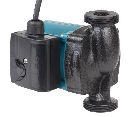 Насос циркуляційний 74Вт Hmax 4м Qmax 52л/хв Ø1½" 130мм+гайки Ø1" LEO 3.0 LRP25-40/130 (774413)
