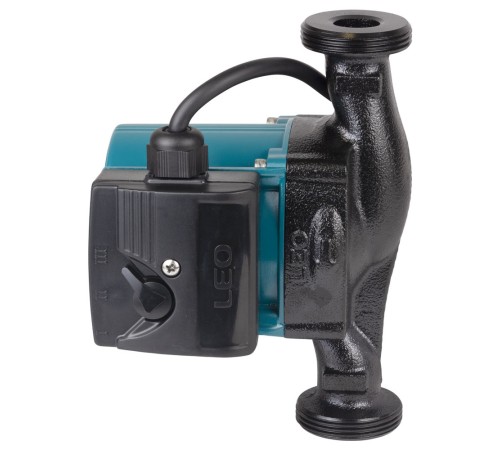 Насос циркуляційний 96Вт Hmax 6м Qmax 66л/хв Ø1½" 180мм+гайки Ø1" LEO 3.0 LRP25-60/180 (774432)