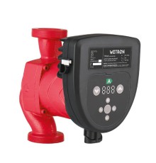 Насос циркуляційний енергозберігаючий 50-130Вт Hmax 8м Qmax 130л/хв Ø2″ 180мм + гайки Ø1¼″ WETRON (774364)