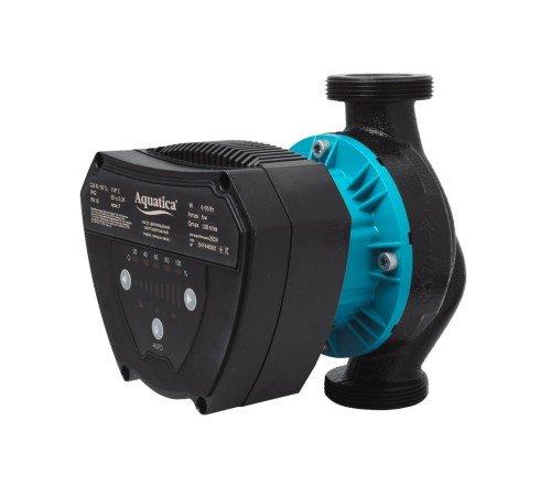 Насос циркуляційний енергозберігаючий 6-90Вт Hmax 6м Qmax 108л/хв Ø2" 180мм + гайки Ø1¼" AQUATICA GPA32-6/180 IV (774073)