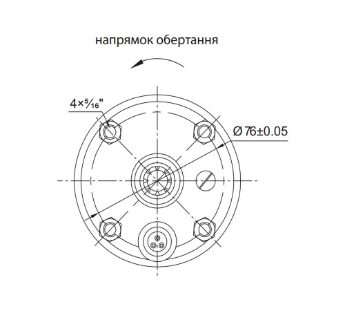 Насос відцентровий 380В 5.5кВт H 163(90)м Q 270(200)л/хв Ø102мм (з 3х ЧАСТИН) AQUATICA (DONGYIN) 4SD12/26 (7771773)