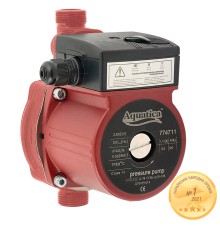 Насос для підвищення тиску 120Вт Hmax 9м Qmax 30л/хв Ø¾" 160мм + гайки Ø½" AQUATICA (774711)