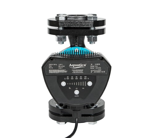 Насос циркуляційний енергозберігаючий фланц 6-90Вт Hmax 6м Qmax 125л/хв DN40 220мм + відповідний фланець AQUATICA GPA40-6F/220 IV (774082)