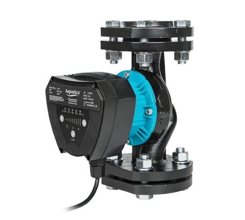 Насос циркуляційний енергозберігаючий фланц 6-90Вт Hmax 6м Qmax 125л/хв DN40 220мм + відповідний фланець AQUATICA GPA40-6F/220 IV (774082)