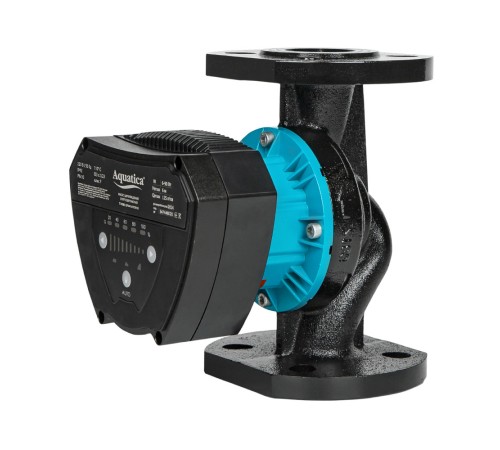 Насос циркуляційний енергозберігаючий фланц 6-90Вт Hmax 6м Qmax 125л/хв DN40 220мм + відповідний фланець AQUATICA GPA40-6F/220 IV (774082)