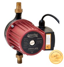 Насос для підвищення тиску 270Вт Hmax 12м Qmax 47л/хв Ø¾" 195мм + гайки Ø½" AQUATICA (774714)