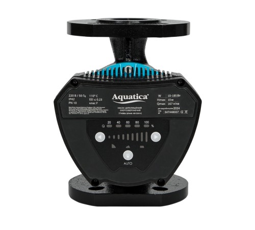 Насос циркуляційний енергозберігаючий фланц 10-185Вт Hmax 10м Qmax 167л/хв DN40 220мм + відповідний фланець AQUATICA GPA40-10F/220 IV (774086)