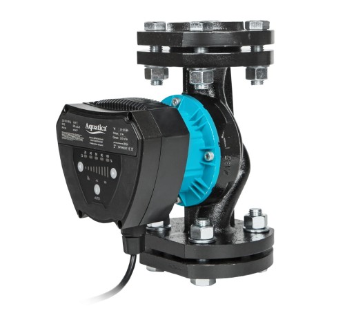 Насос циркуляційний енергозберігаючий фланц 10-185Вт Hmax 10м Qmax 167л/хв DN40 220мм + відповідний фланець AQUATICA GPA40-10F/220 IV (774086)