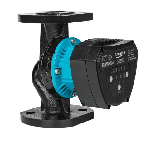 Насос циркуляційний енергозберігаючий фланц 10-185Вт Hmax 10м Qmax 167л/хв DN40 220мм + відповідний фланець AQUATICA GPA40-10F/220 IV (774086)