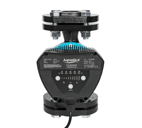 Насос циркуляційний енергозберігаючий фланц 10-185Вт Hmax 10м Qmax 167л/хв DN40 220мм + відповідний фланець AQUATICA GPA40-10F/220 IV (774086)