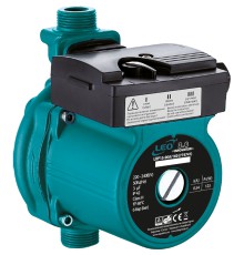 Насос для підвищення тиску 123Вт Hmax 9м Qmax 25л/хв Ø¾" 160мм+гайки Ø½" LEO 3.0 LRP15-90A/160 (774741)