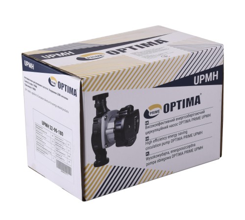 Насос циркуляційний енергоощадний Optima PRIME UPMH 32-90AUTO 180мм + гайки