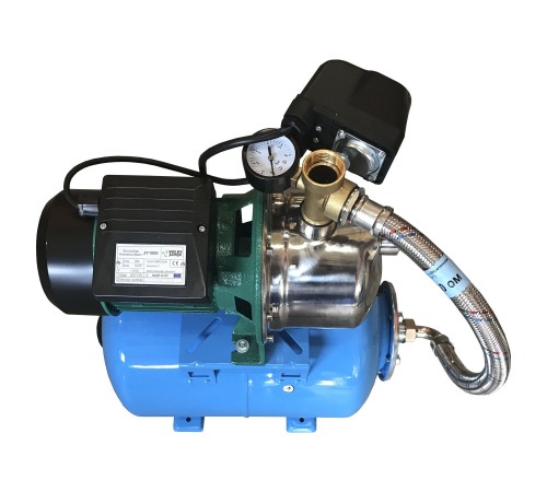 Насосна станція VOLKS pumpe JY1000-24 1,1кВт нержавійка (складена) на гребінці