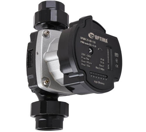 Насос циркуляційний енергоощадний Optima PRIME UPMH 25-80AUTO 130мм + гайки