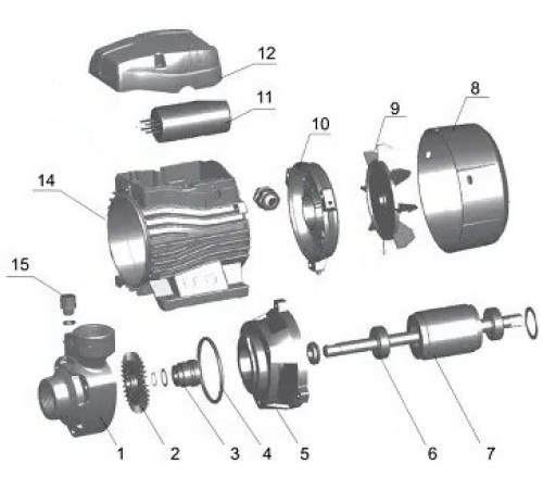 Насос вихровий VOLKS pumpe QB60 NEW 0,37кВт