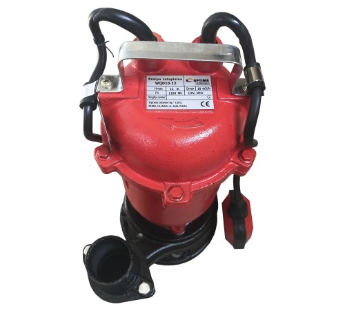 Насос фекальний Optima WQD10-12 1,1кВт
