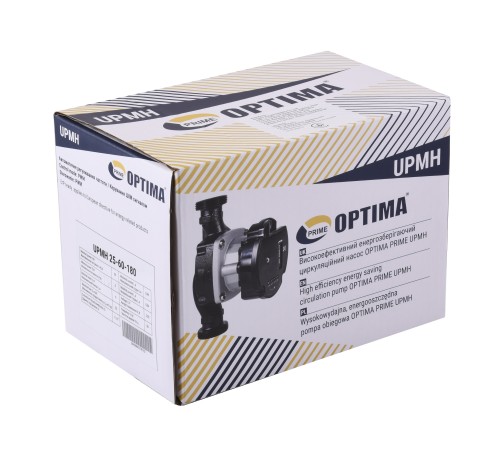 Насос циркуляційний енергоощадний Optima PRIME UPMH 25-60AUTO 180мм + гайки