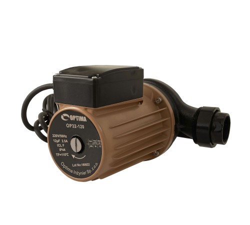 Насос циркуляційний Optima OP32-120 220мм + гайки, + кабель з вилкою