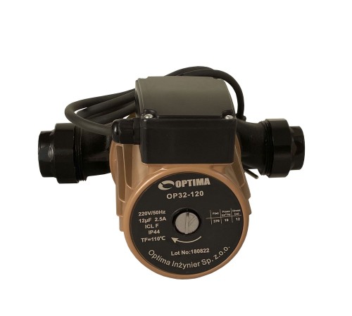 Насос циркуляційний Optima OP32-120 220мм + гайки, + кабель з вилкою