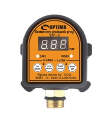 Електронне реле тиску Optima EP-1 з захистом сухого ходу