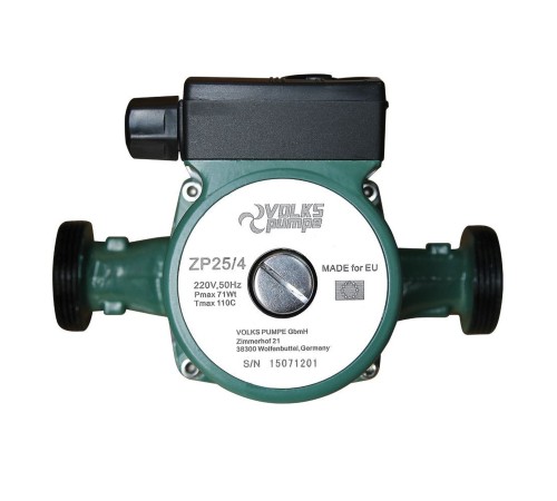 Насос циркуляційний VOLKS pumpe ZP25/6 130мм + гайки