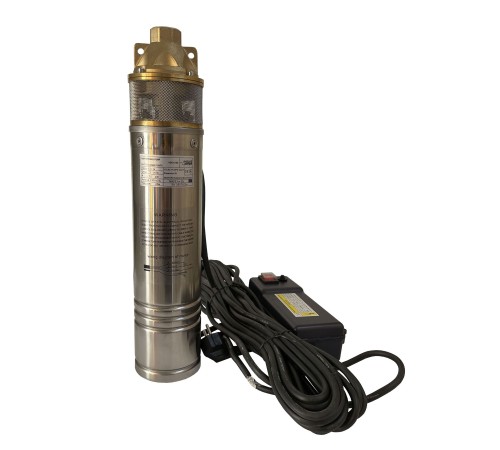 Насос свердловинний вихровий VOLKS pumpe 4SKm100 0,75кВт + кабель 15м + пульт