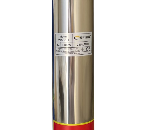 Насос свердловинний з підв, стійк, до піску 3″ OPTIMA 3SDm1,8/39 1,1 кВт 159м +пульт+кабель 75м NEW